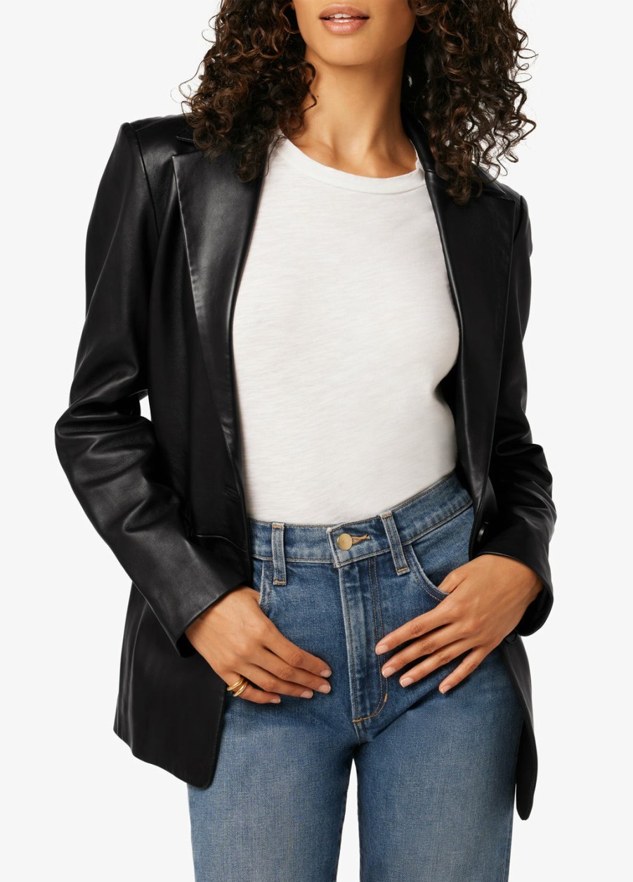 Women Joe's® Jeans | The Nina Boyfriend Leather Blazer