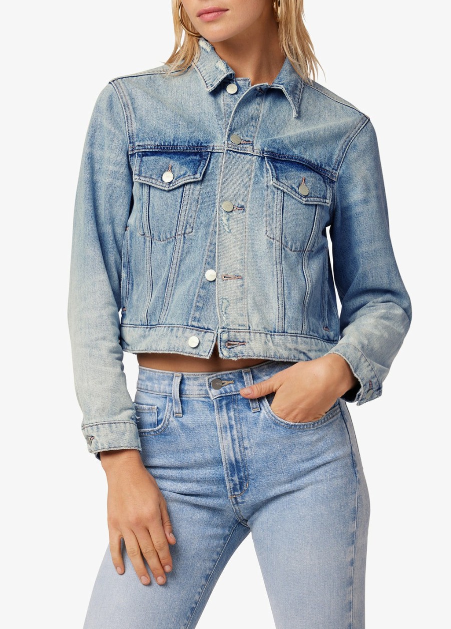 Women WAREHOUSE SALE | The Joey Shrunken Denim Jacket