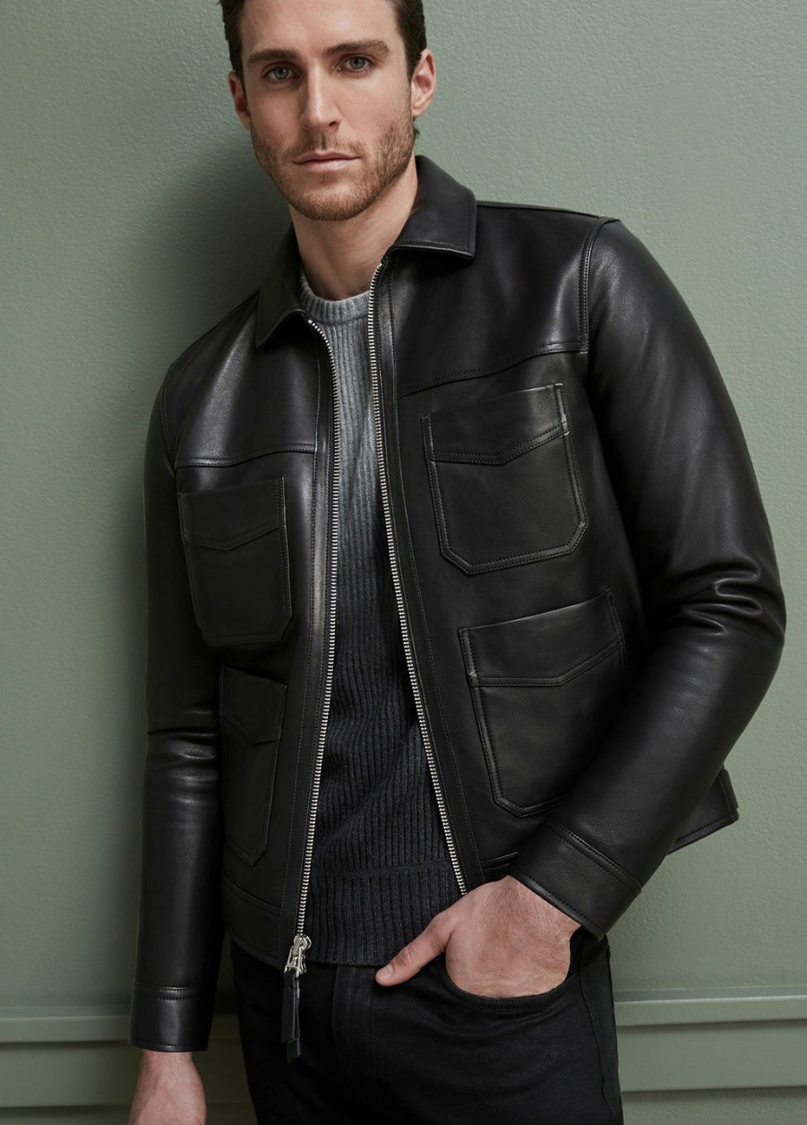 Men FA23 | Ellis Leather Jacket