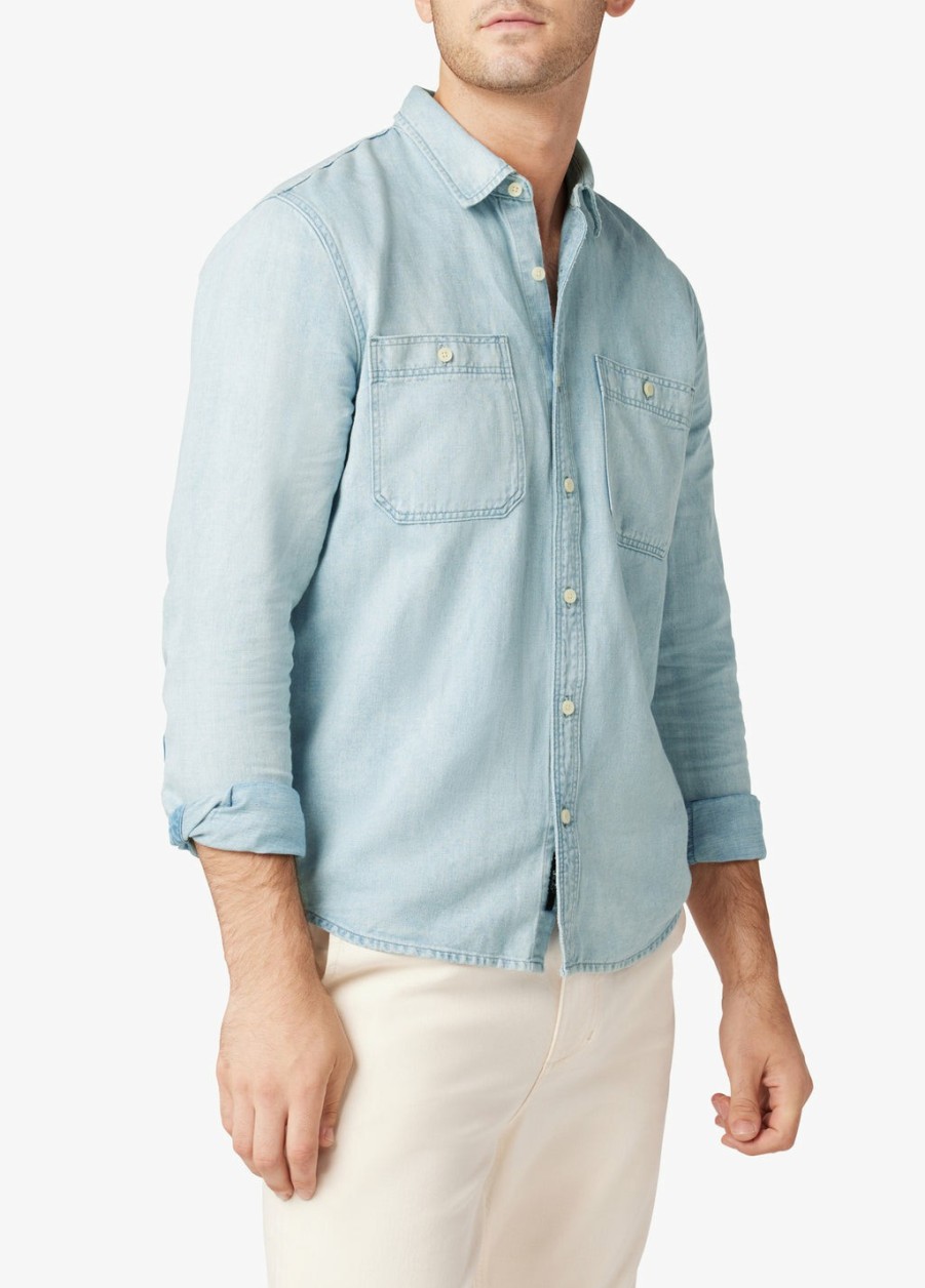 Men Joe's® Jeans | Lou Indigo Linen Shirt